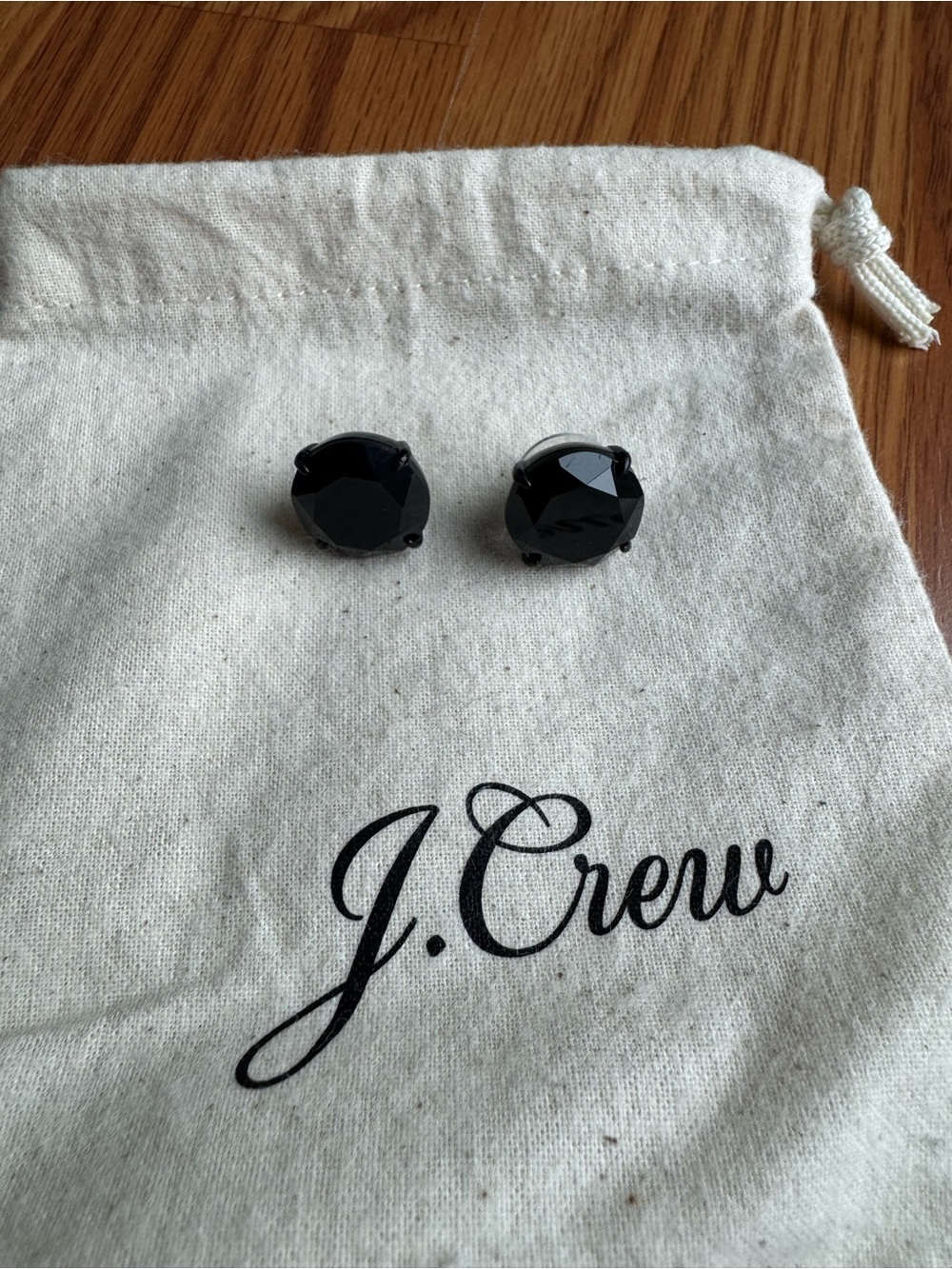 J. Crew Black Stud Earrings